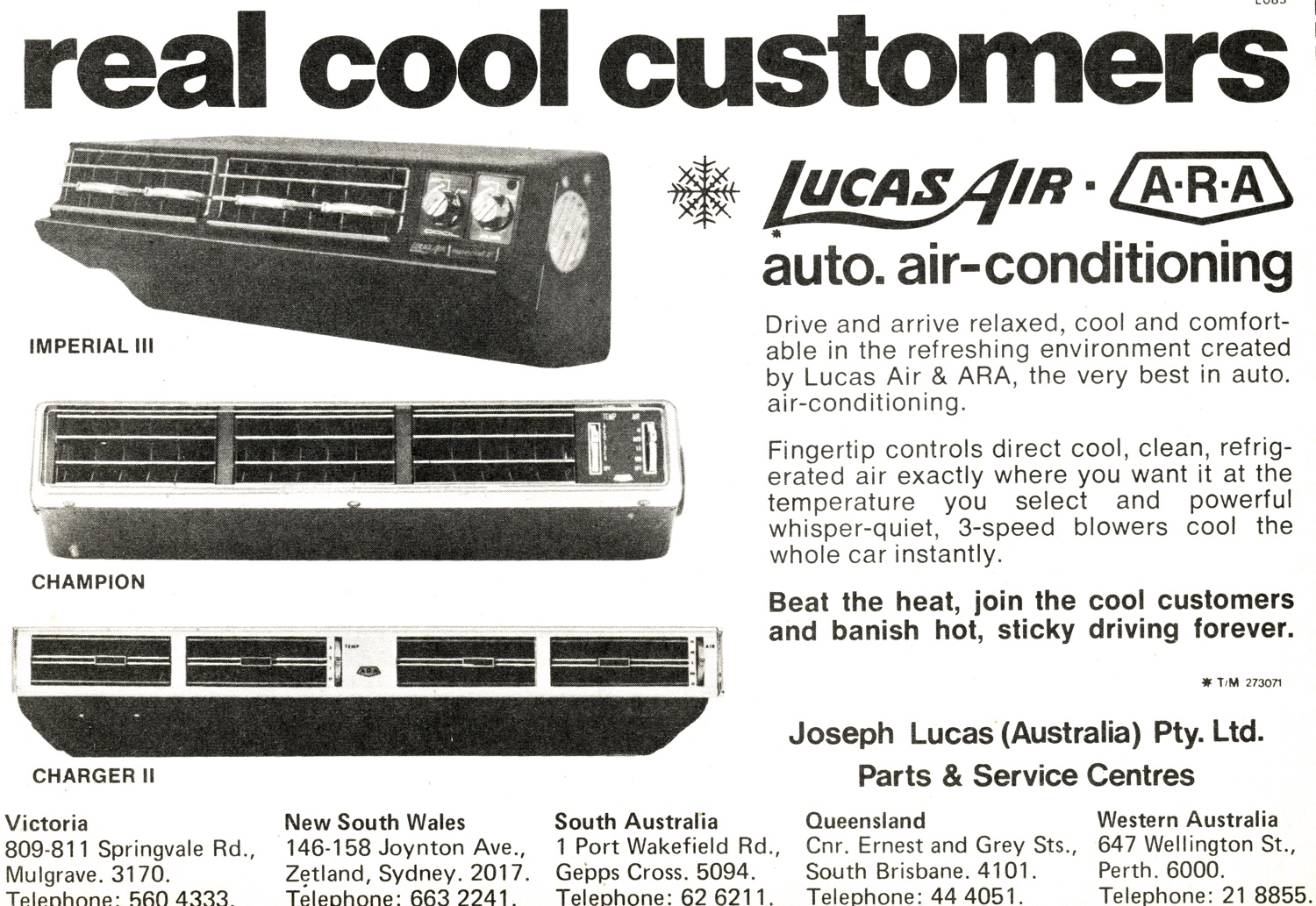 1975 Lucas Air-Conditioning